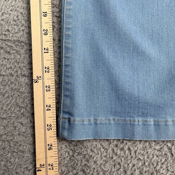 NYDJ Jeans Womens 16 Sophia Flare Ankle Lightwash Jeans Light Wash - Picture 8 of 8